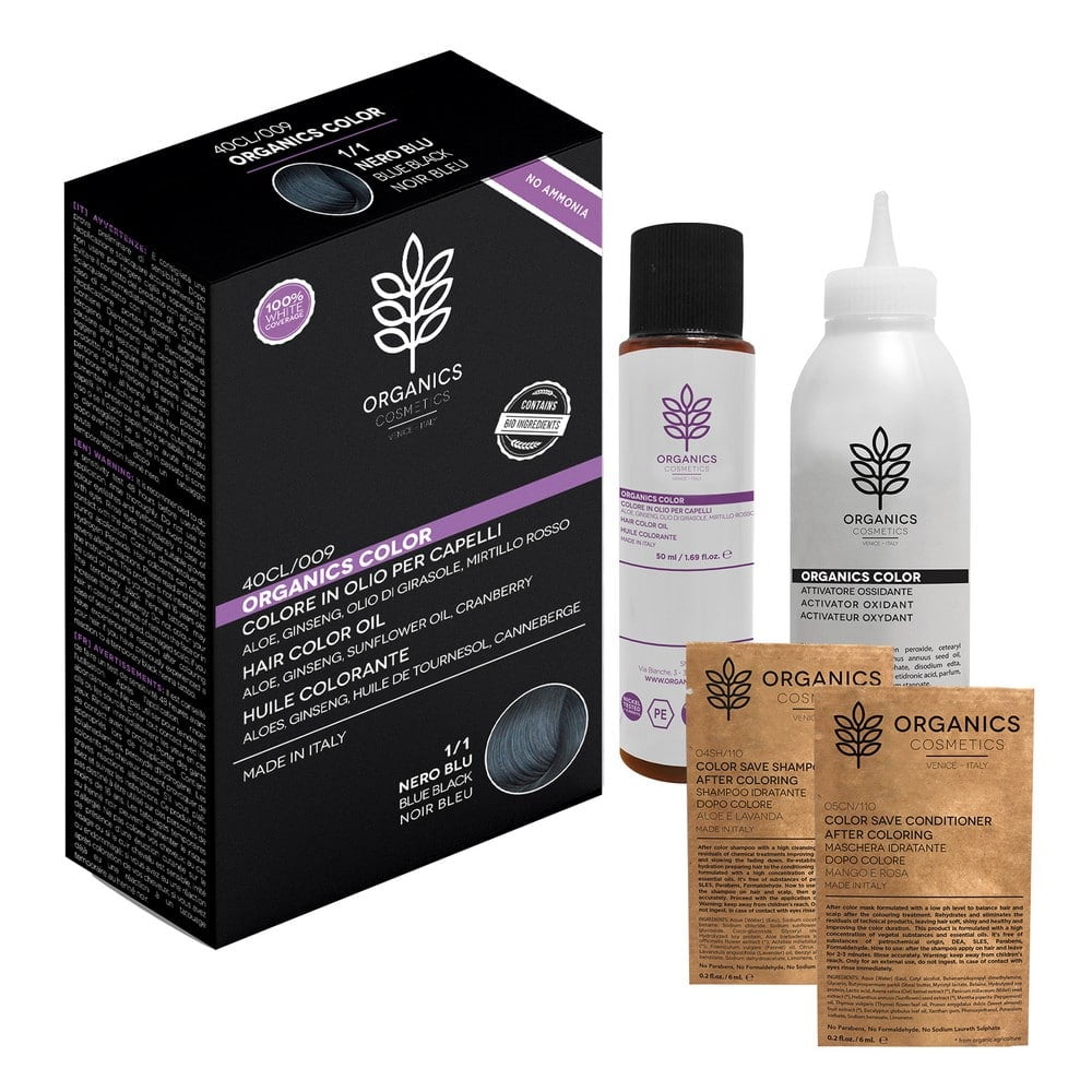 NERO BLU – Tinta per capelli Organics Color