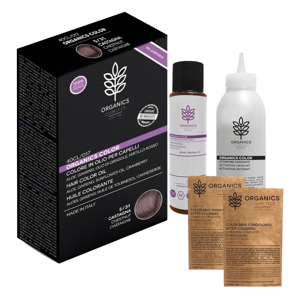 CASTAGNA – Tinta per capelli Organics Color
