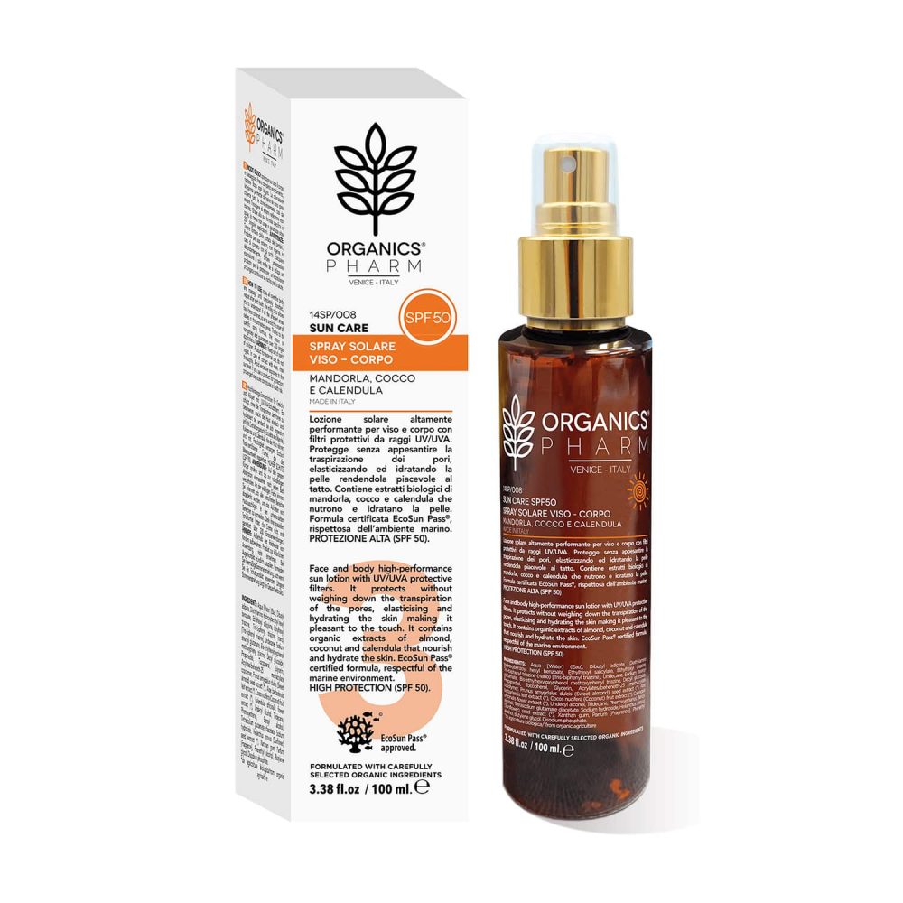 spray solare viso - corpo spf50